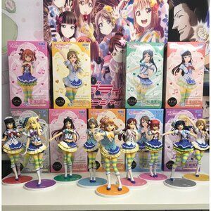 Love Live Sunshine Aozora Jumping Heart Figure FULL Collection! With Boxes.